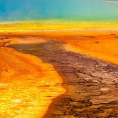 Grand Prismatic Spring Abstract