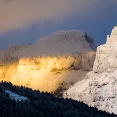 Amphitheater Mountain Sunset